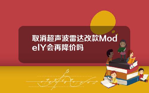 取消超声波雷达改款ModelY会再降价吗