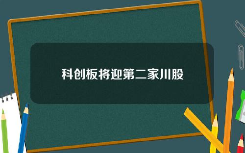 科创板将迎第二家川股