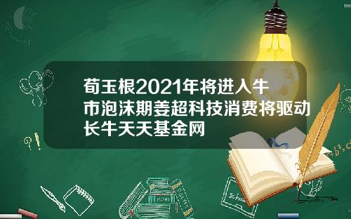 荀玉根2021年将进入牛市泡沫期姜超科技消费将驱动长牛天天基金网