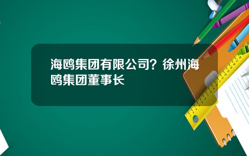 海鸥集团有限公司？徐州海鸥集团董事长