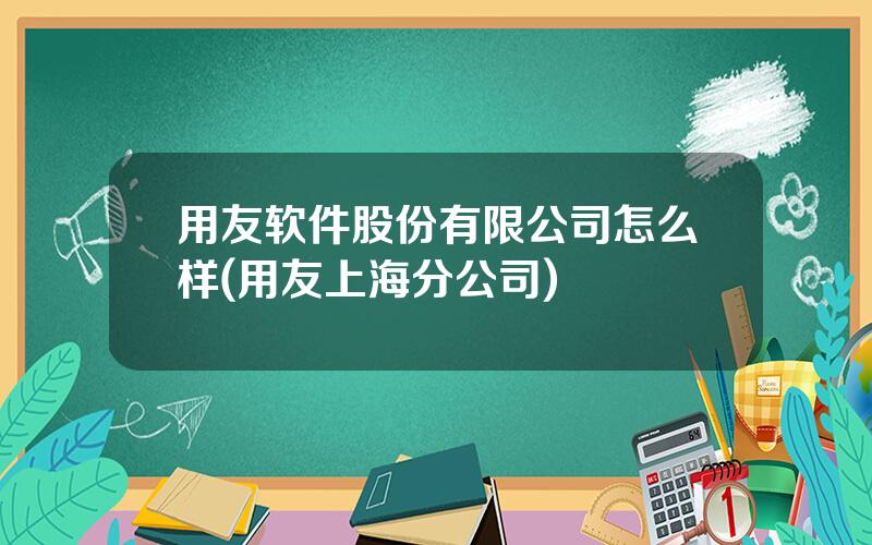 用友软件股份有限公司怎么样(用友上海分公司)